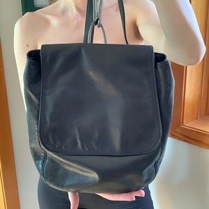 Black DKNY Mini Backpack